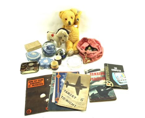 An assortment of collectables. Including soft toys, paperweights, playing cards, etc. 