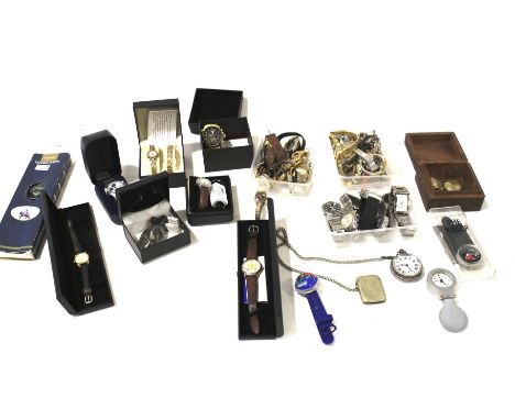 A collection of wristwatches. Of assorted sizes, brands and designs, including examples by Timex and Sekonda