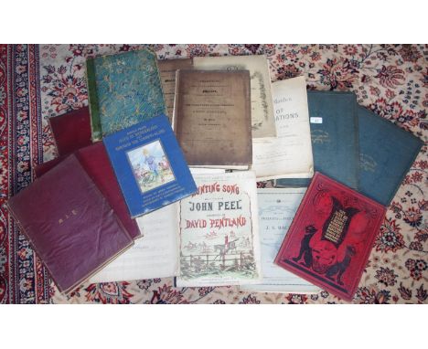 Antiquarian Books - early 19th century and later sheet music, mostly bound as issued, including Callcott?s Glees for Three Vo