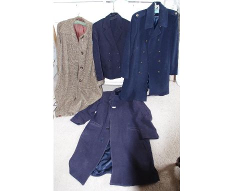 A Dunn and Co gentleman?s overcoat;  Kesta London woollen overcoat, size 18;  etc**Please note all lots must be collected fro