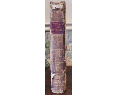 Antiquarian Book - The Sportsman?s Dictionary; or the Gentleman?s Companion: for Town and Country [...], third edition, Londo