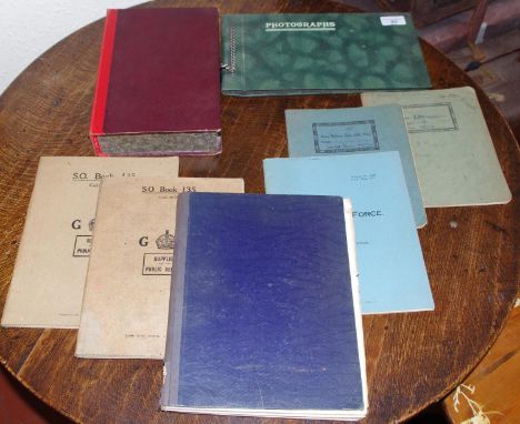 Ephemera - RAF, 20th century training exercise books, various; paperworkOnly the exercise books in this lot not the album**Pl
