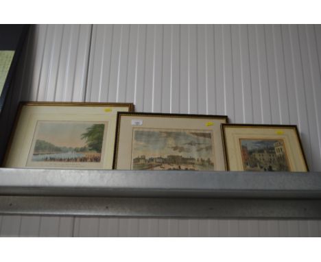 Three 19th Century colour prints 