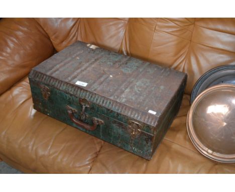 A small steel trunk (143)