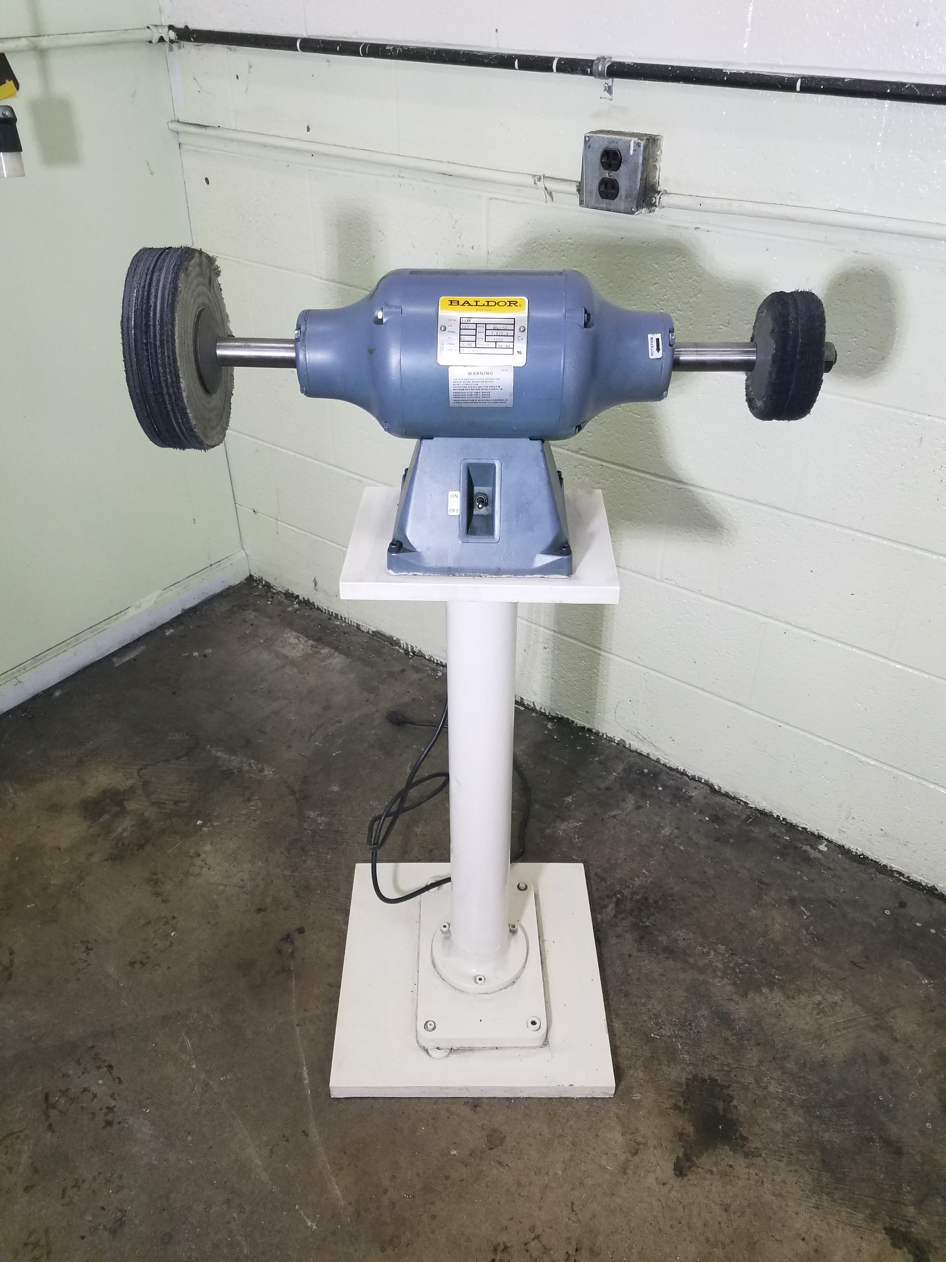 Baldor Model 3338 Double End Buffer, 3/4 HP