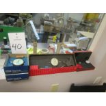 (3) Dial Indicators, Federal, Starrett, & Central Tool