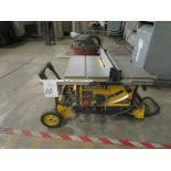 Dewalt DWE 7491 10" Table Saw with Rolling Stand