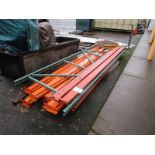 (1) Section of Disassembled Pallet Racking