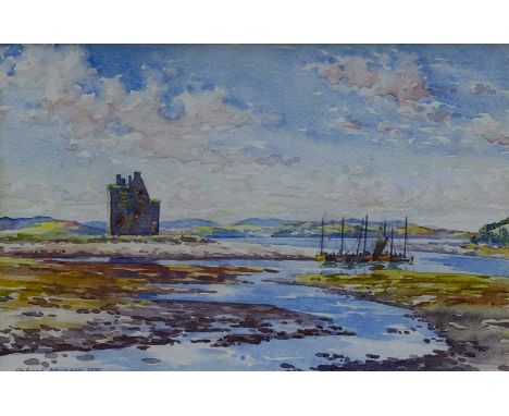 R*Murray (20th century)Crofting Village, in Highland LandscapeSigned and dated 1931, watercolour; together with two further H