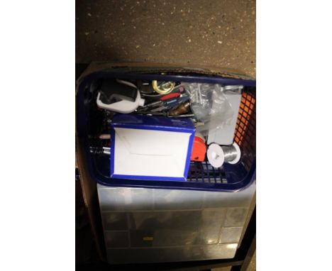 A box of tools , micrometers etc. 
