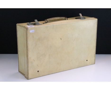 Vintage pigskin briefcase/small suitcase H 12cm, W 45.5cm, D 28cm