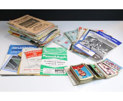 Group of football ephemera and programmes to include early/mid 20th century examples, various clubs, The Villa, Sheffield Wed