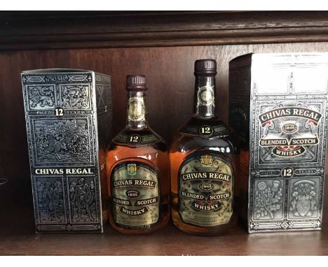 CHIVAS REGAL AGED 12 YEARS - ONE LITRE
Blended Scotch Whisky
1L, 40% volume, in carton.
CHIVAS REGAL AGED 12 YEARS
Blended Sc