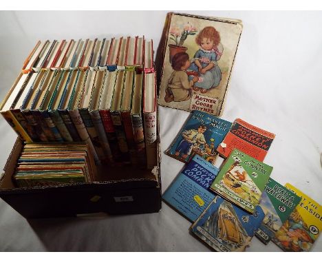 A collection of 29 Biggles children's books, 14 of which are First Editions, several I-Spy pocket books and a Mother Goose Rh