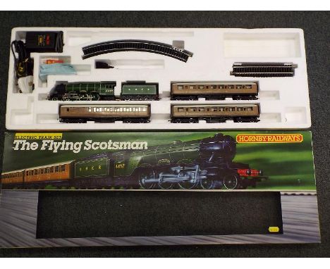 Model railways - a Hornby train set, Flying Scotsman