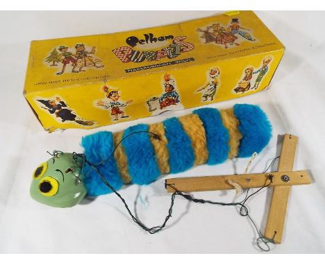 A Pelham Puppet, Caterpillar in original box 