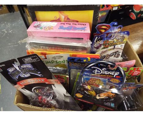 A good mixed lot to include predominately sealed blister packs to include Red Ranger Power Rangers, Superman, Jewel Masters, 