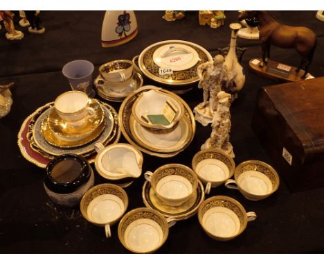 Noritake part tea and dinner service with other decorative ceramics