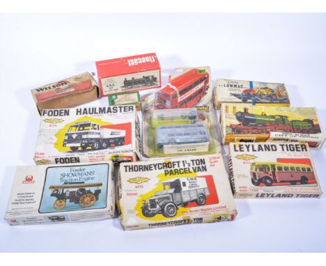 Model railway metal and plastic kits, including Will's Finecast G.W.R 'U1' Ex Taff Vale OO gauge engine, Dinky metal kit Doub