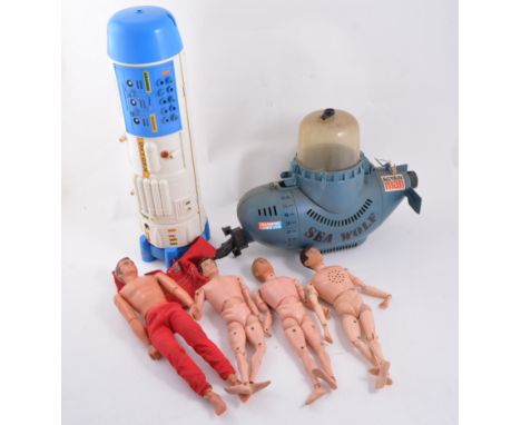 Action Man, Million Dollar Man figures along with parts, vehicles and accessories. 