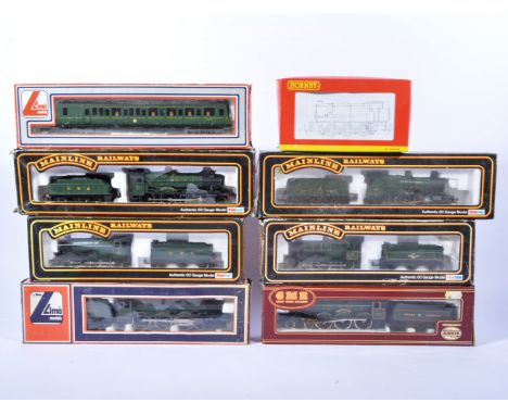 OO gauge model railway locomotives; including Hornby R2454 Cadley Colliery 0-6-0ST, 'Cadley Hill No.1', Mainline no.37-058 0-