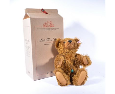 Modern Steiff teddy bear, risedd bear, edition of 2000 made in 2002, chestnut fur with no growler, boxed. 