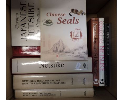 A COLLECTION OF BOOKS mostly Chinese and Japanese art, netsuke and Impressionism