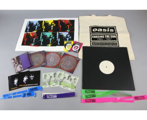 Oasis - ‘Stop The Clocks’ 2 CD promo set, 4 track sealed promo CD, 2 versions of ‘The Masterplan’ ‘Acquiesce’ edits promo CD’