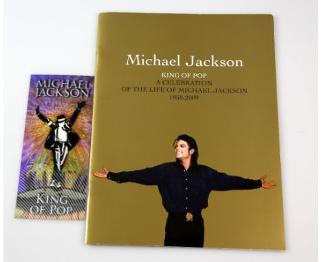 Michael Jackson King of Pop - Ticket & Brochure for the concert scheduled for the O2 in London 2009 (2)
