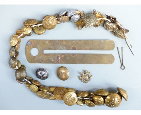 British Army, a collection of buttons to include RAF, Royal Artillery, Scottish etc&nbsp;