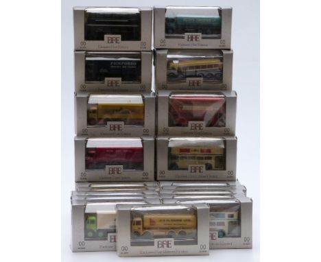 Thirty-one Exclusive First Editions (EFE) 00 scale diecast model commercial vehicles and buses, all in original boxes&nbsp;