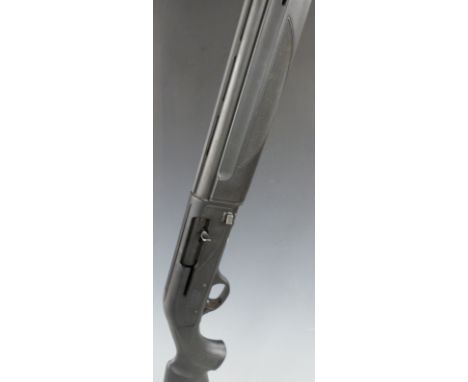 Hatsan Escort Magnum 12 bore 3 shot semi-automatic shotgun with chequered semi-pistol grip and forend, vented rib, spare chok