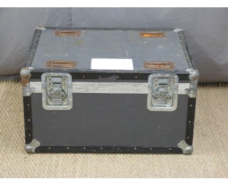 Flight or similar travelling box or trunk, width 74cm