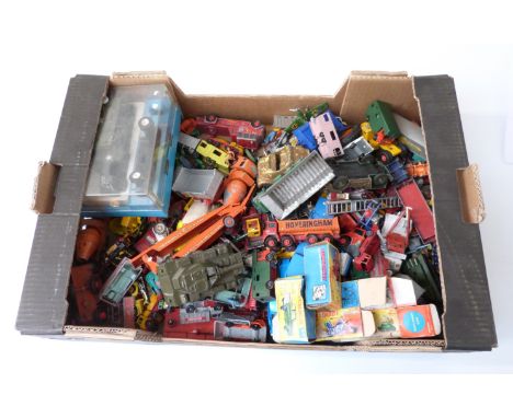 A large quantity of Matchbox, Corgi, Morestone, Ideal and similar diecast model vehicles, some in original boxes