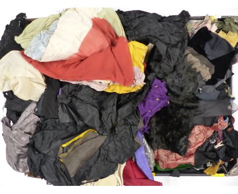 Collection of vintage fabric offcuts and trims&nbsp;