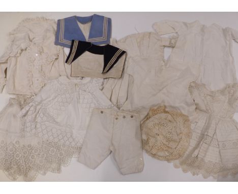 Collection of children's vintage clothing including capes, sailor collars, dresses etc&nbsp;