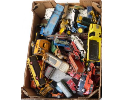Over fifty Corgi, Dinky, Matchbox and similar diecast model vehicles
