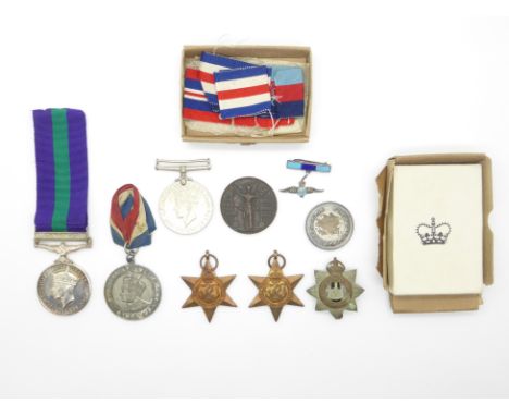 British Army WWII medal group awarded to 22123787 Pte W G Walker Devonshire Regiment, comprising 1939/1945 Star, France &amp;