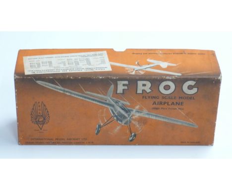 International Model Aircraft Ltd FROG flying scale model Single Place Pursuit Ship Airplane, in original box with instruction