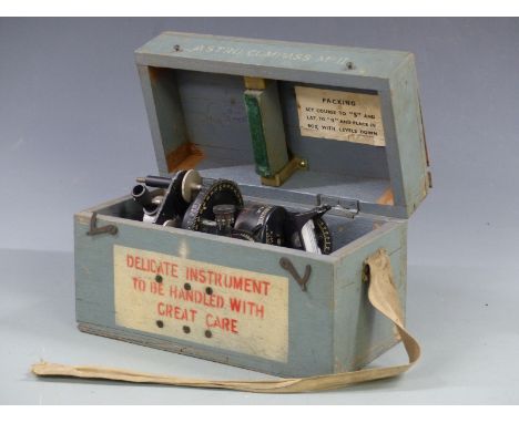 Military Astro compass, in box