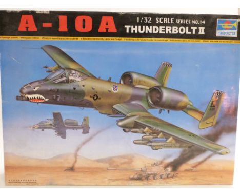 Trumpeter&nbsp;Aircraft Series No.14 1:32 scale model kit A-10A Thunderbolt II 02214, in original box