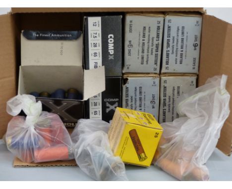 Ninety-seven collectors' shotgun cartridges to include Holland & Holland and EleyPLEASE NOTE THAT A VALID RELEVANT FIREARMS/S