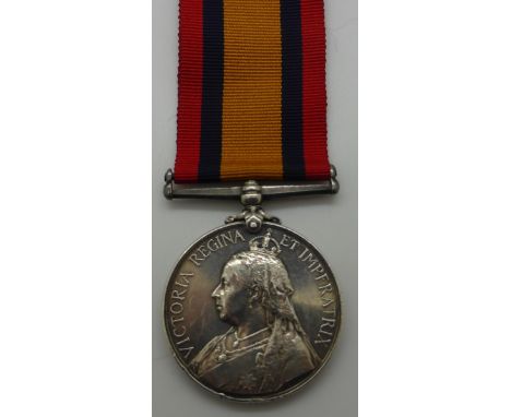 Victorian British Army Queen's South Africa Medal named to 7943 Cpl O Batty Yorkshire Light Infantry&nbsp;&nbsp;