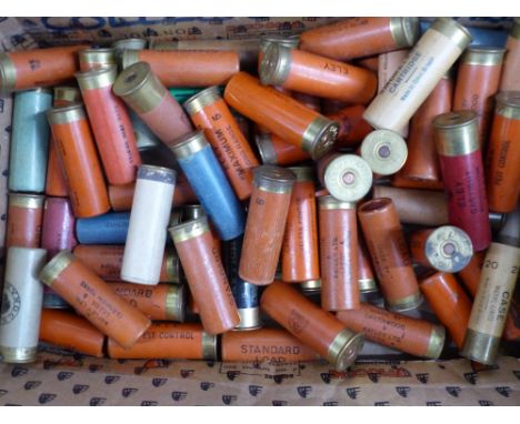 Sixty nine mainly 12 gauge shotgun cartridges including AEC, George Gibbs, Eley Kynoch etc. PLEASE NOTE THAT A VALID RELEVANT
