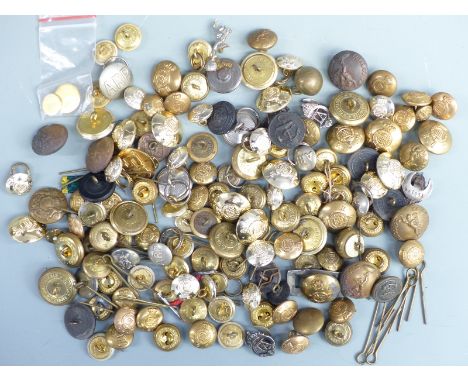 British Army, a collection of military buttons mostly Royal Gloucestershire Hussars, over 70 in total, ARP etc