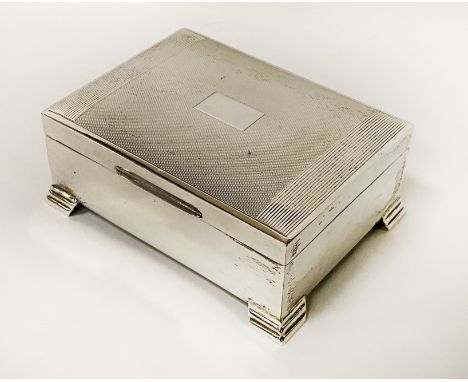 ART DECO ENGINE TURNED CIGARETTE BOX 4.5CMS (H) APPROX