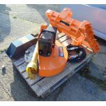 New Unused Hardlife SG24 3-Point Linkage Stump Grinder w /PTO Shaft as shown