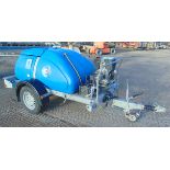 Western Diesel Pressure Washer Trailer with 1100 litre Water Bowser