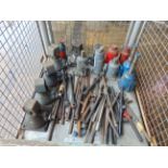 14 x 3 Ton - 10 Ton Vehicle Jacks + Handles, Wheel Spanners etc