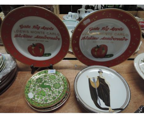 A selection of ceramic display plates 